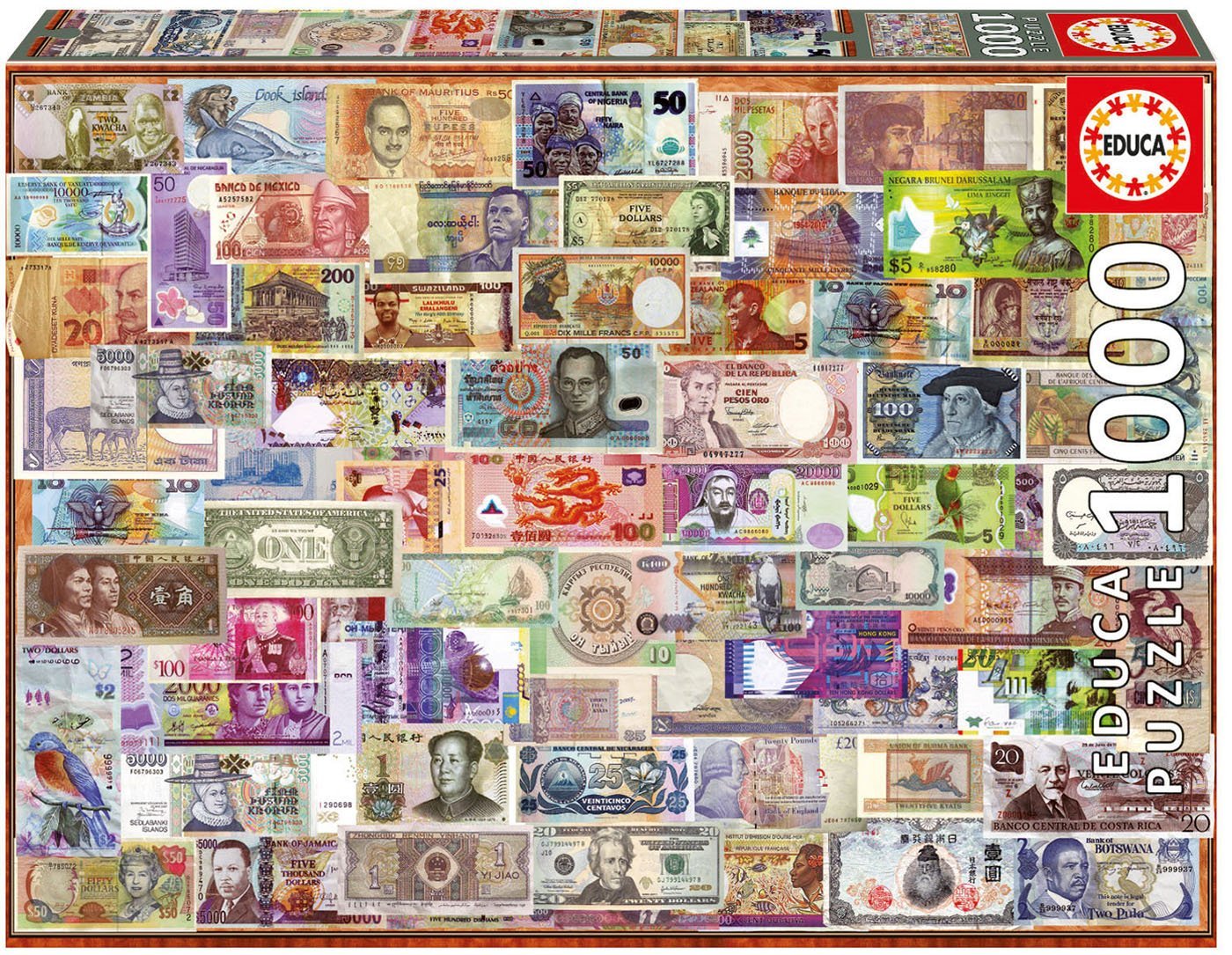 Educa 1000 pc  World Bank Notes Puzzle