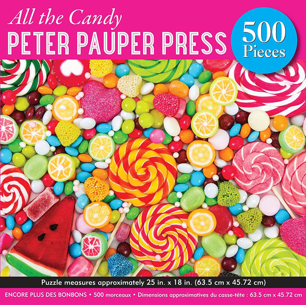 Peter Pauper Press 500 Piece All The Candy Puzzle