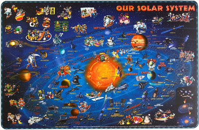 Round World Junior Our Solar System 100 Pc Puzzle