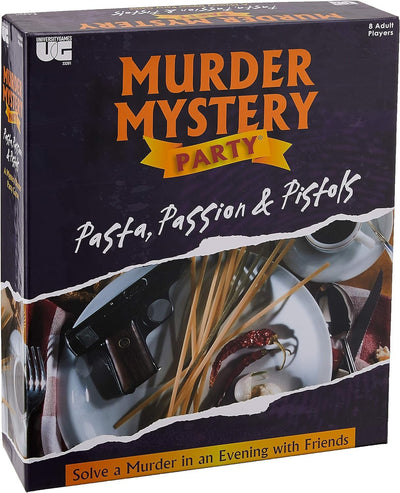 Murder Mystery Party Pasta, Passion, & Pistols