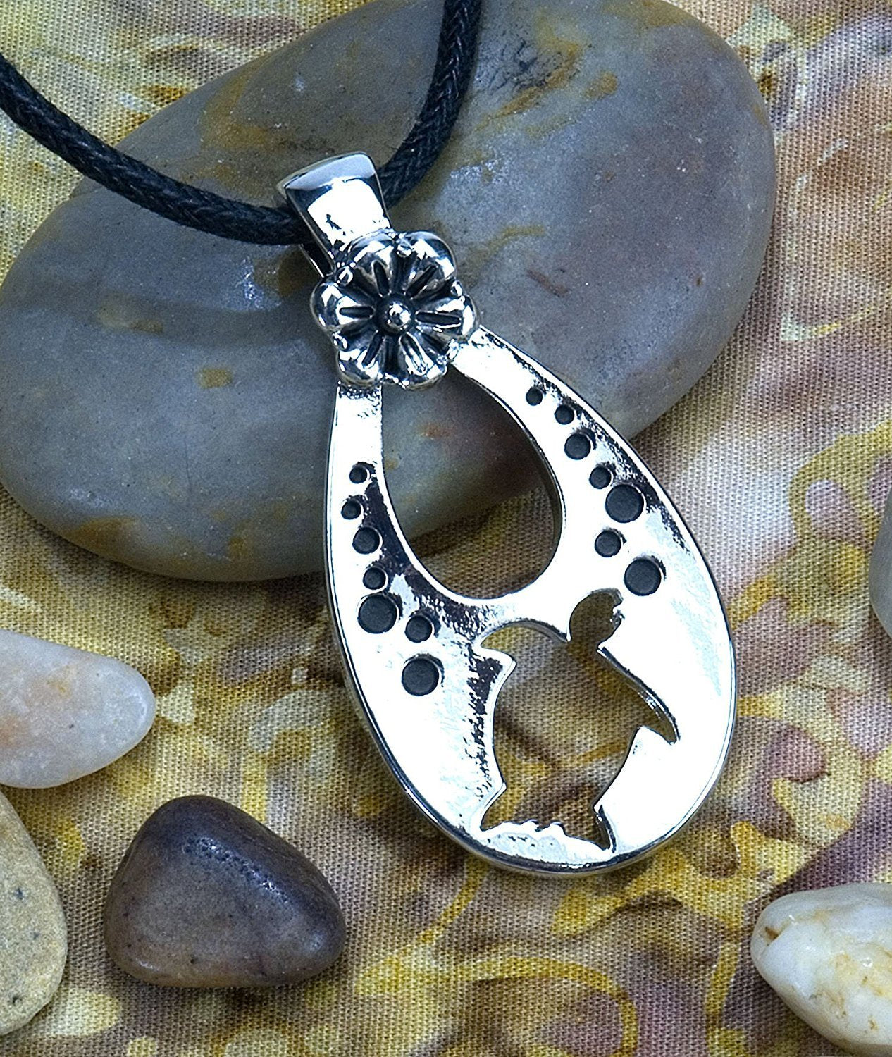 Creations Tear Drop Necklace Sea Turtle