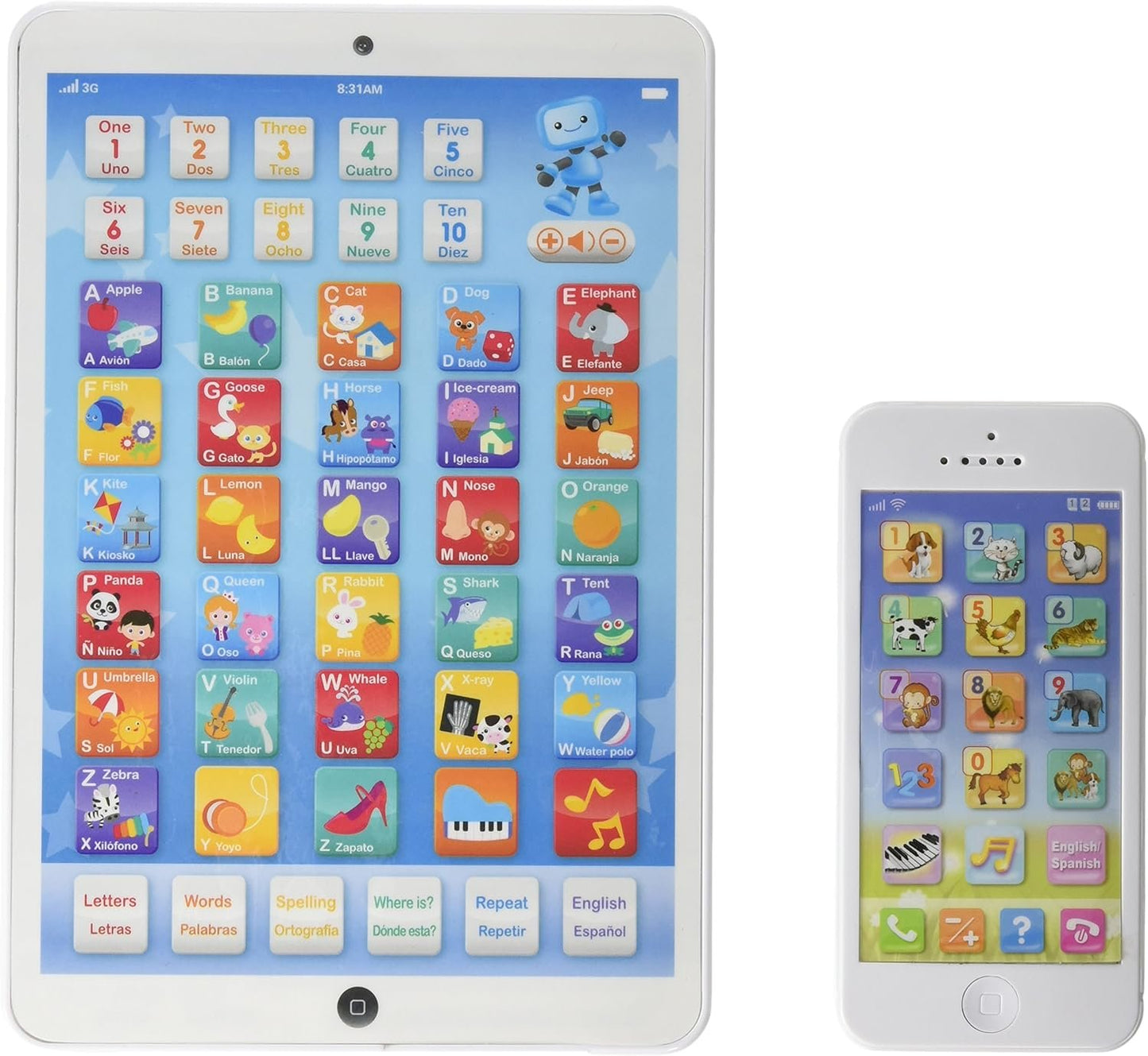 Edutab Smart Children's Play Tablet and Phone Set