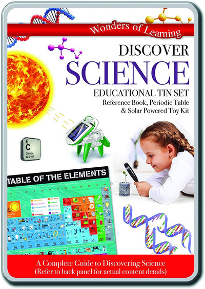 Wonders of Learning Science Tin Set- Fun Way to Explore Science