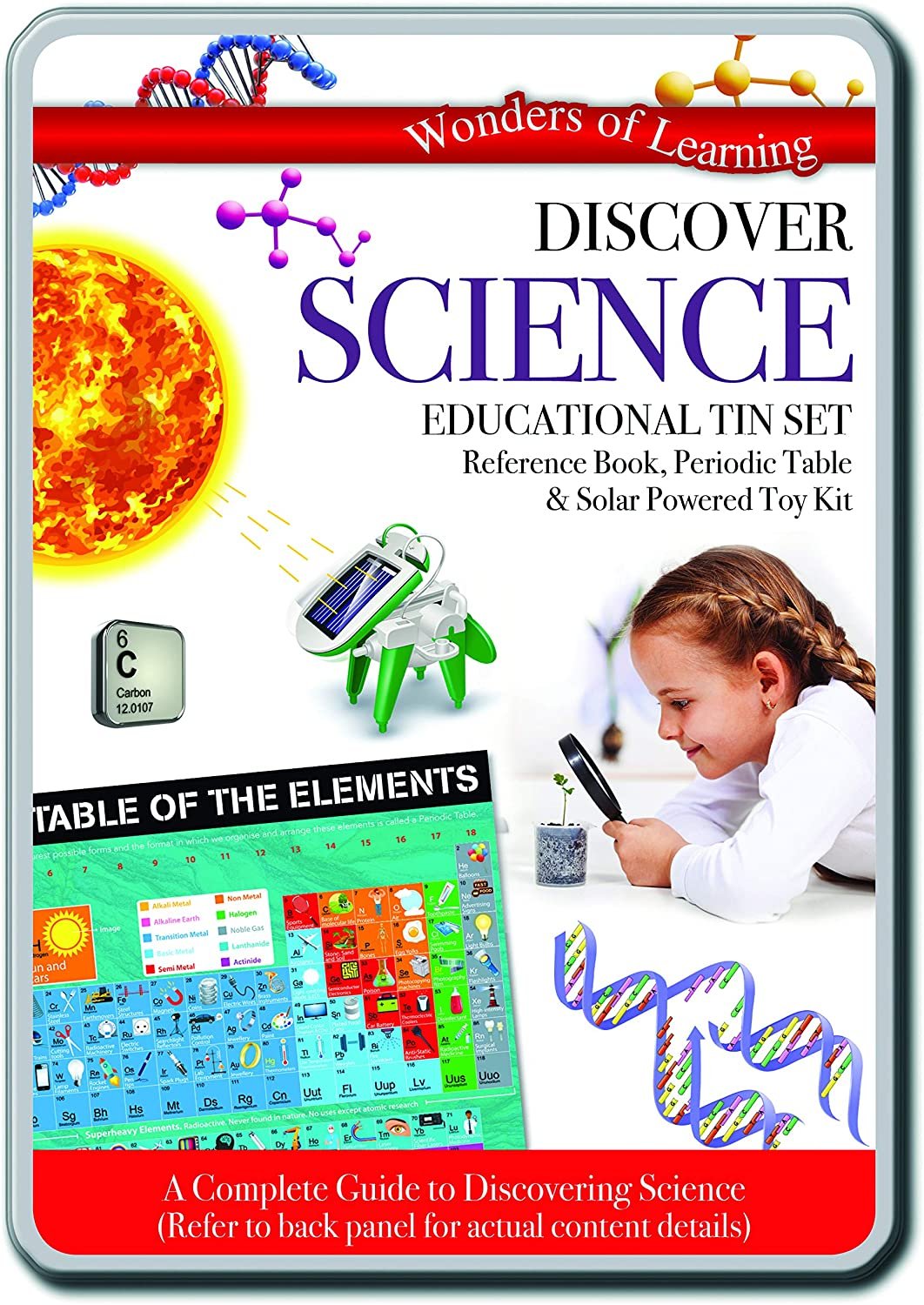 Wonders of Learning Science Tin Set- Fun Way to Explore Science