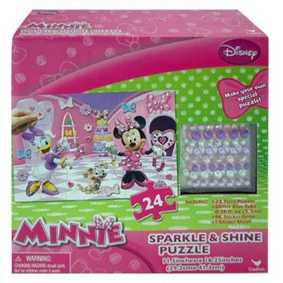 Disney Minnie Mouse Sparkle & Shine 24 pc Puzzle