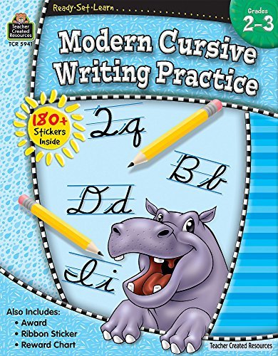 Teacher Created Resources Modern Cursive Writing Practice (Grades 2-3)