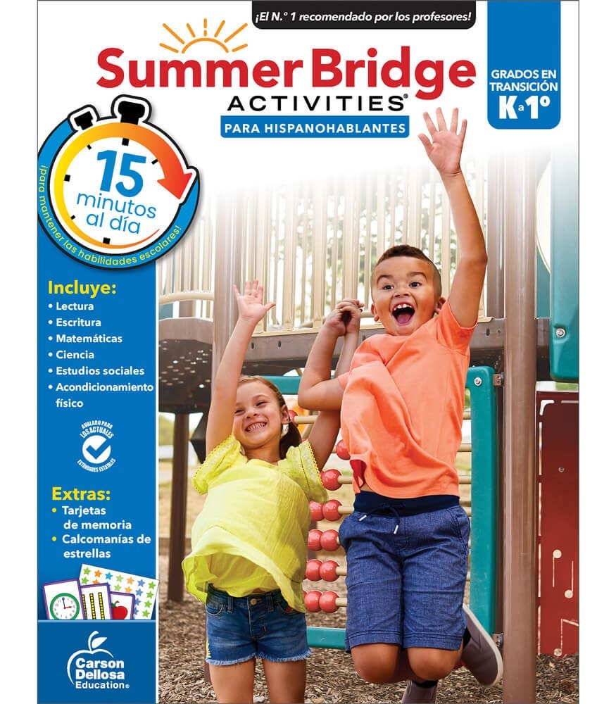 Carson Dellosa Education - Summer Bridge Activities Spanish K-1, Grades K - 1