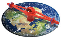 4M Giant Magnetic Compass from KidzLabs, Discover The Magnetic Power of The Earth, Amaze Your Friends with This Giant Compass, 1 Foot Wide When Assembled, Ages 5+