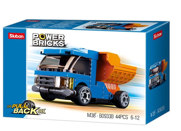 Texas Toy Distribution - PowerBricks Pull-Back Building Brick  Train