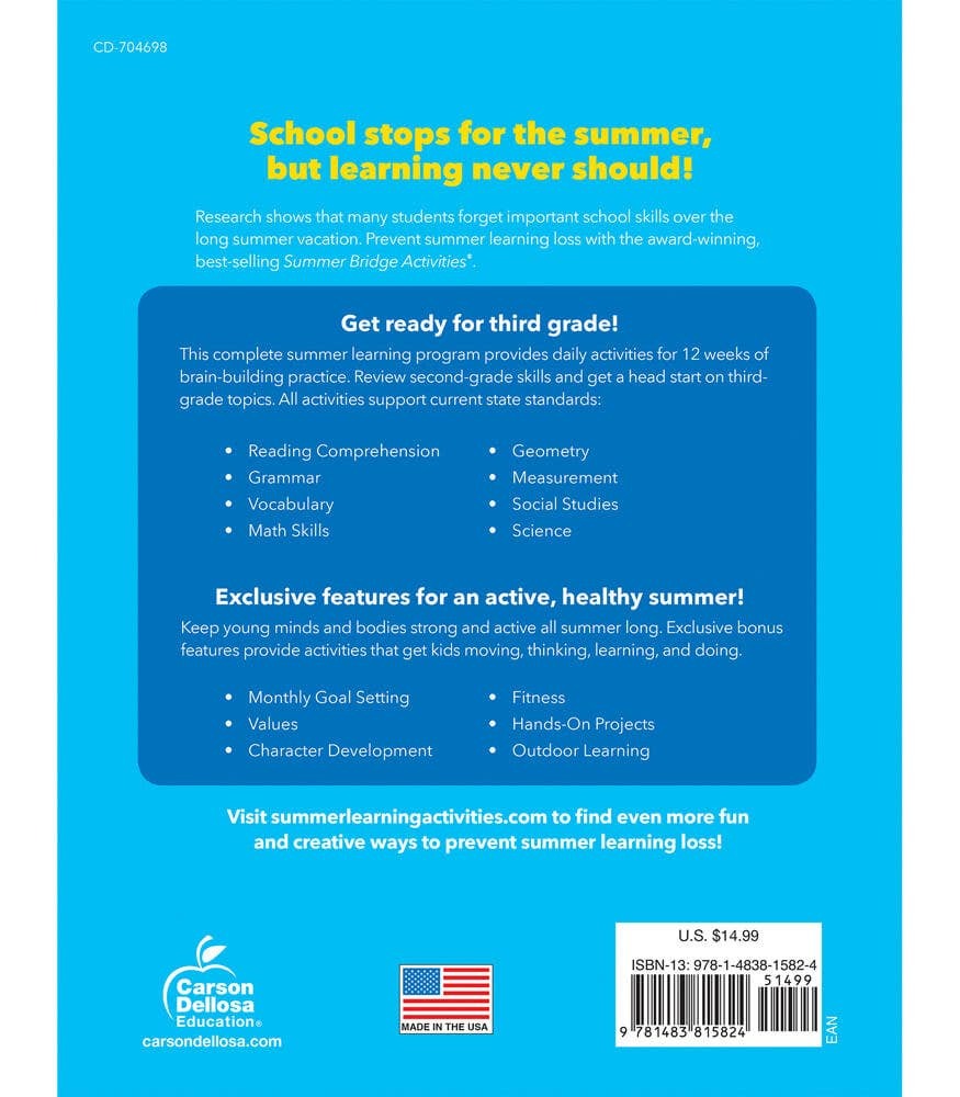 Carson Dellosa Education - Summer Bridge Activities®, Grades 2 - 3