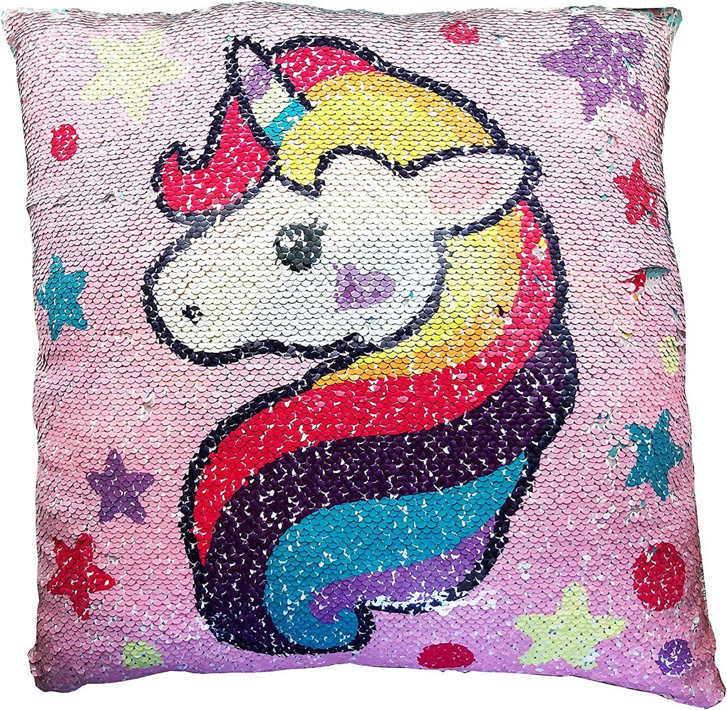 Unicorn Sequin Pillow