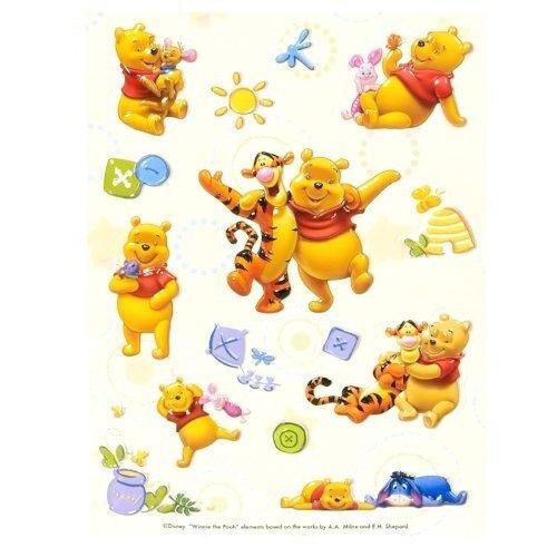Winnie the Pooh Raised Sticker Sheet