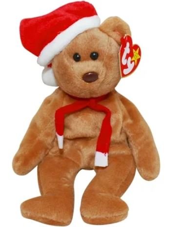 Ty Beanie Baby Original 1997 Holiday Teddy Bear Plush Toy