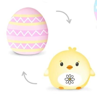 OMG Inside Outsies Easter Chick to Egg