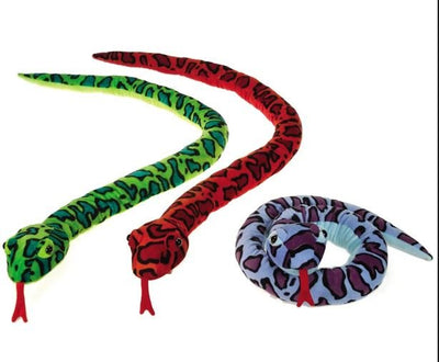 Leopard Print Plush Snake 62"