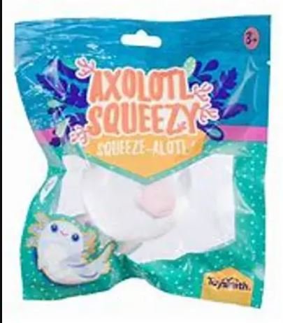 Axolotl Squeezy Squeezealot Squish Toy
