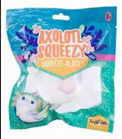 Axolotl Squeezy Squeezealot Squish Toy