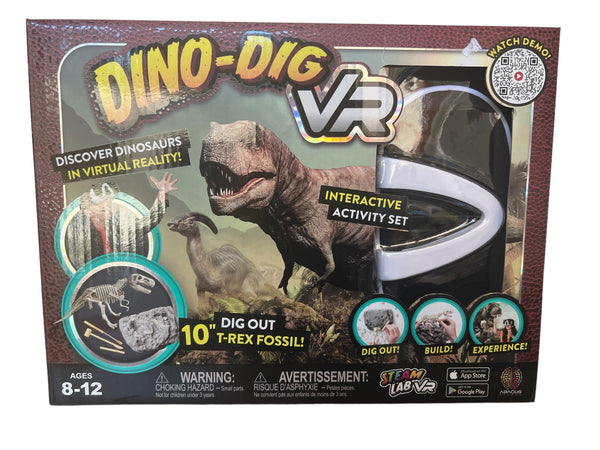 Steam Lab VR Science Kit Discover Dinosaurs Interactive Set