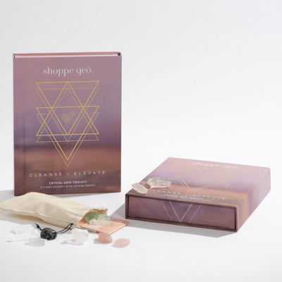 Geo Central Cleanse and Elevate Crystal Grid Tool Kit
