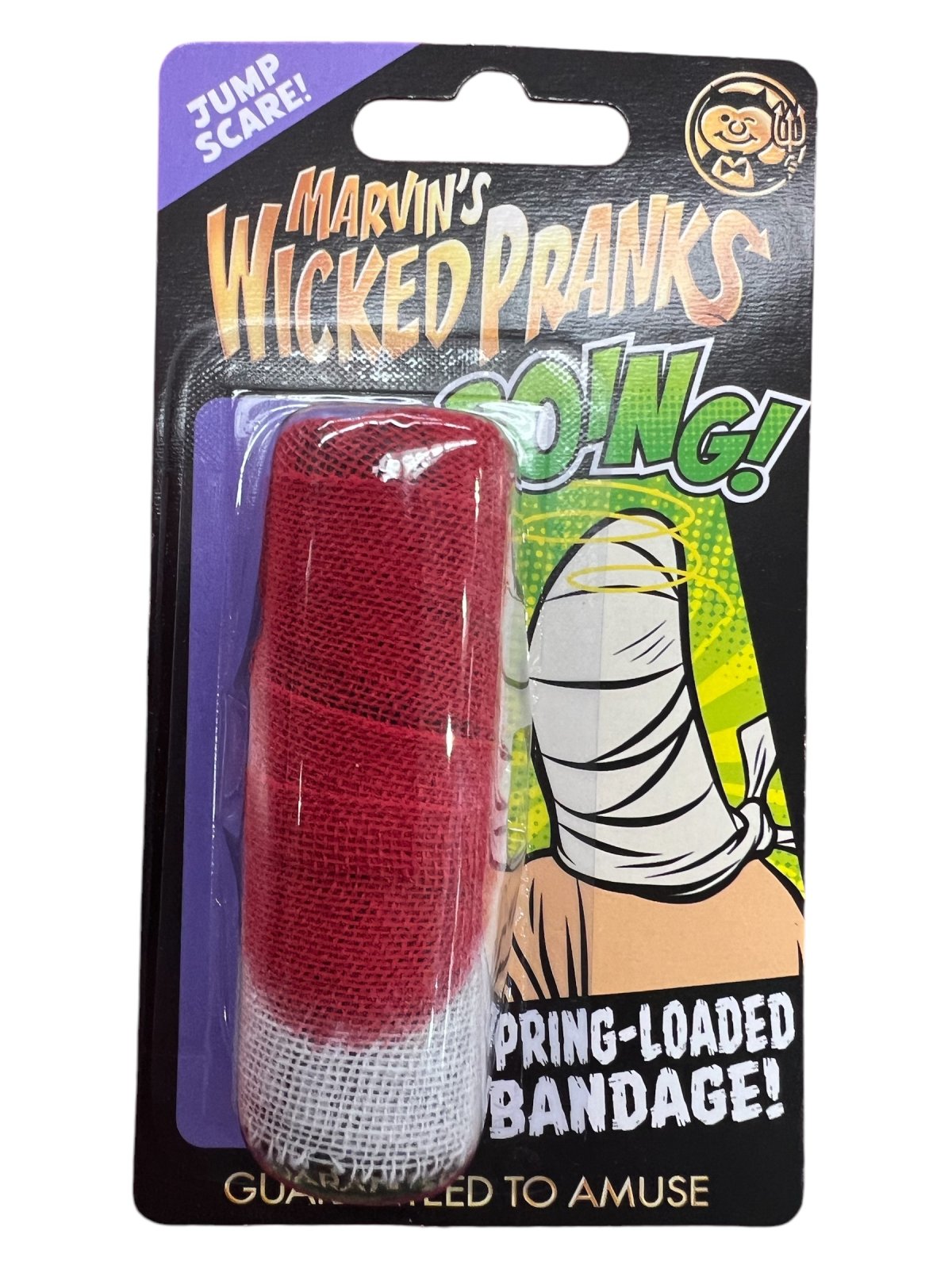 Marvin's Wicked Pranks Boing! Spring Loaded Bandage