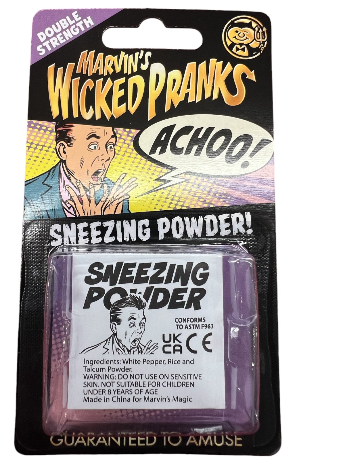 Marvin's Wicked Pranks Achoo! Sneezing Powder