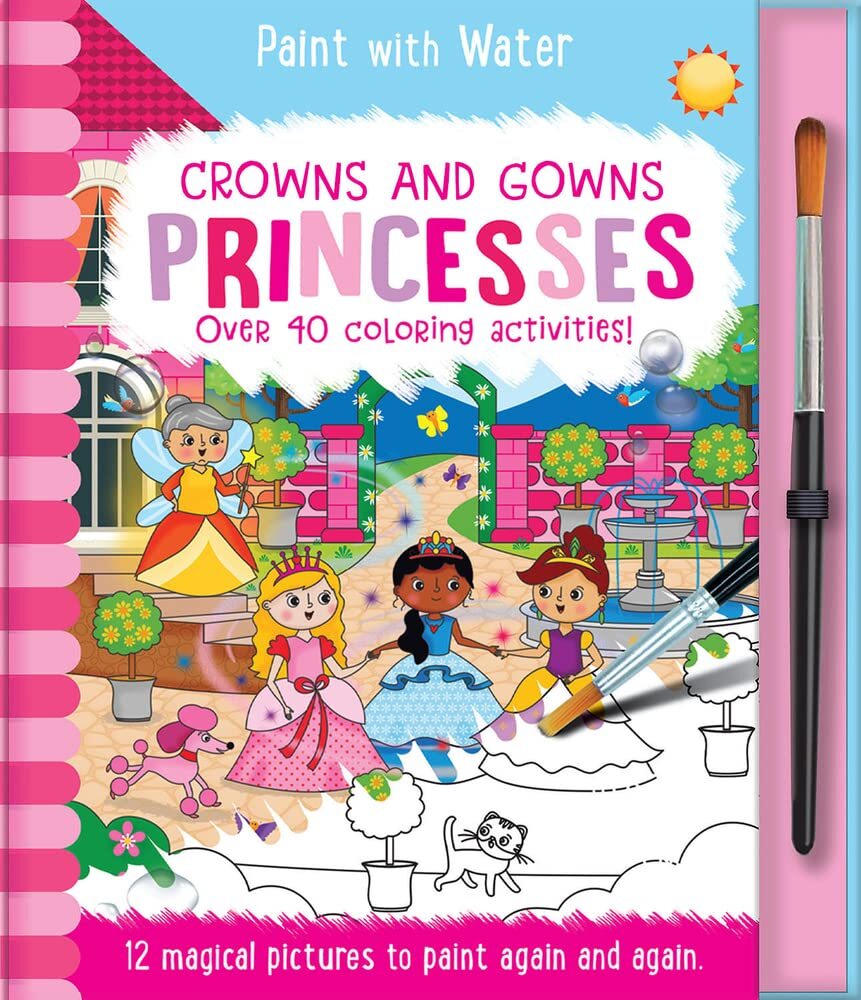 Paint with Water Crowns and Gowns Princesses