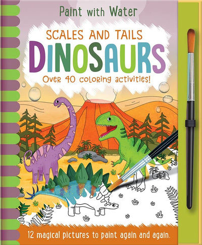 Paint with Water Scales and Tails Dinosaurs