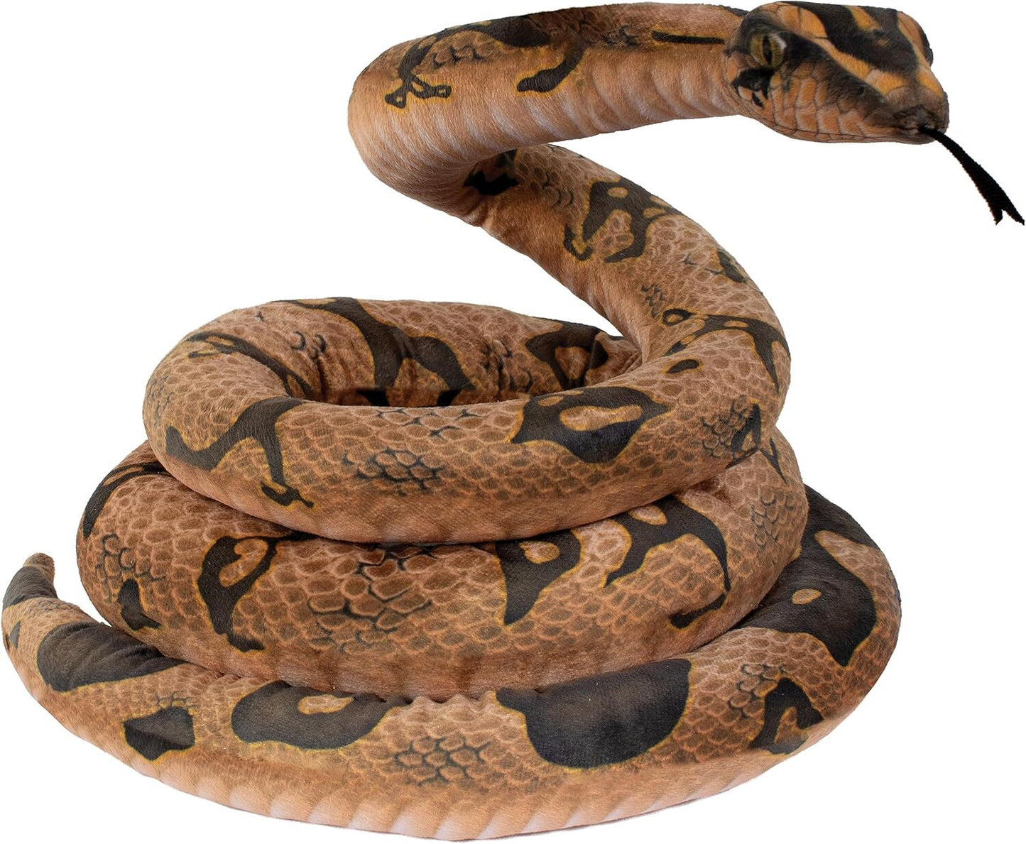 Real Planet Python Brown 78" plush