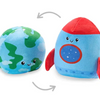 OMG Inside Outsies  Reversible Plush Toy - Earth / Rocket