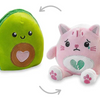 OMG Inside Outsies  Reversible Plush Toy - Avocado / Broken Hearted Kitty