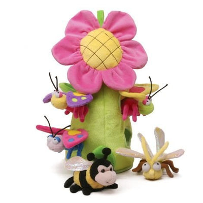 Unipak 12" Flower House - Pink Finger Puppet Set