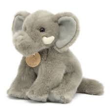 Unipak 8" Baby Jungle Elephant Plush Toy