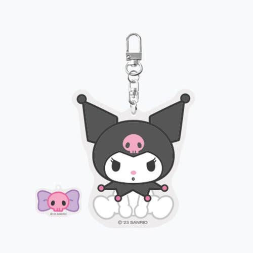 K-Wonderland - Sanrio Acryle Characters & Friends Key ring, Bag charm: Kuromi