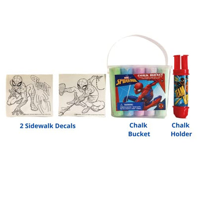 Spiderman Chalk Bucket