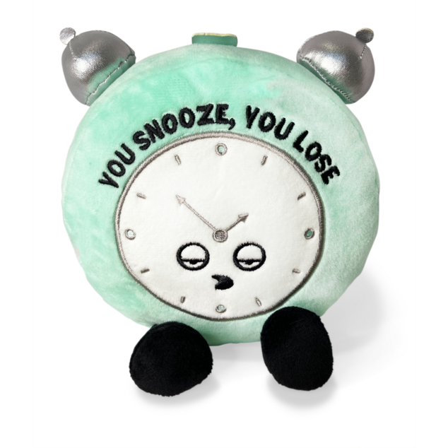 Punchkins - "You Snooze You Lose" Meme Plushie Clock