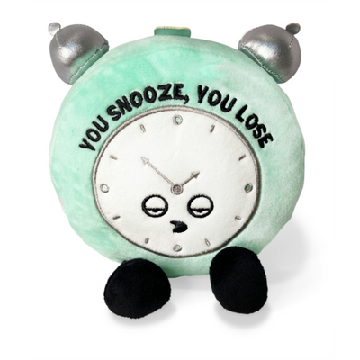 Punchkins - "You Snooze You Lose" Meme Plushie Clock