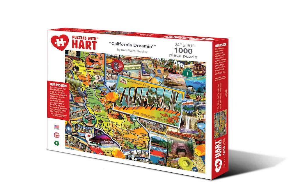 Hart Puzzles - California Dreamin' by Kate Ward Thacker