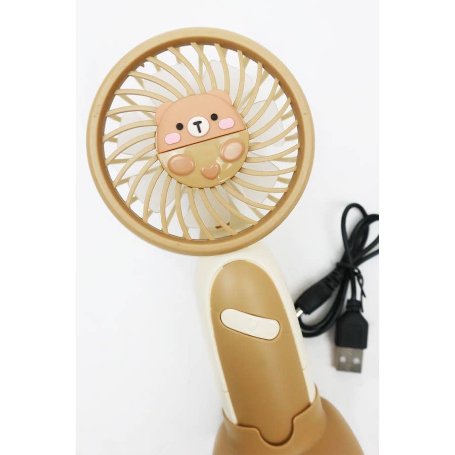 Love and Repeat - Soft Tone Animal Handheld Mini Fan: MIX COLOR / ONE