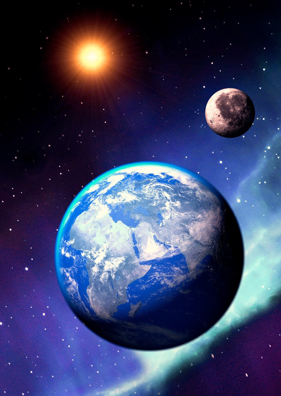 Authentic Cards Earth from Space