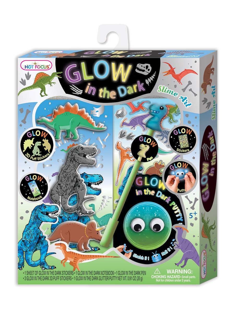 Hot Focus Glow in the Dark Slime Art