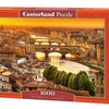 CASTORLAND by Bridge Toys - 1000 Piece Jigsaw Puzzle, Bridges of Florence, Arno, Tuscany