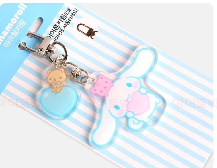 K-Wonderland - Sanrio Acryle Characters & Friends Key ring, Bag charm: Kuromi