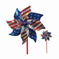 In The Breeze Mylar Patriotic Pinwheel