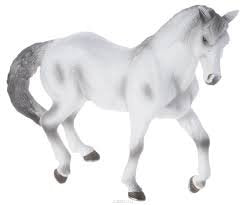 Mojo Grey Andalusian Stallion Toy Figurine