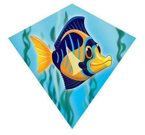 X Kites 18" Minidiamond Nylon Kite Angel Fish