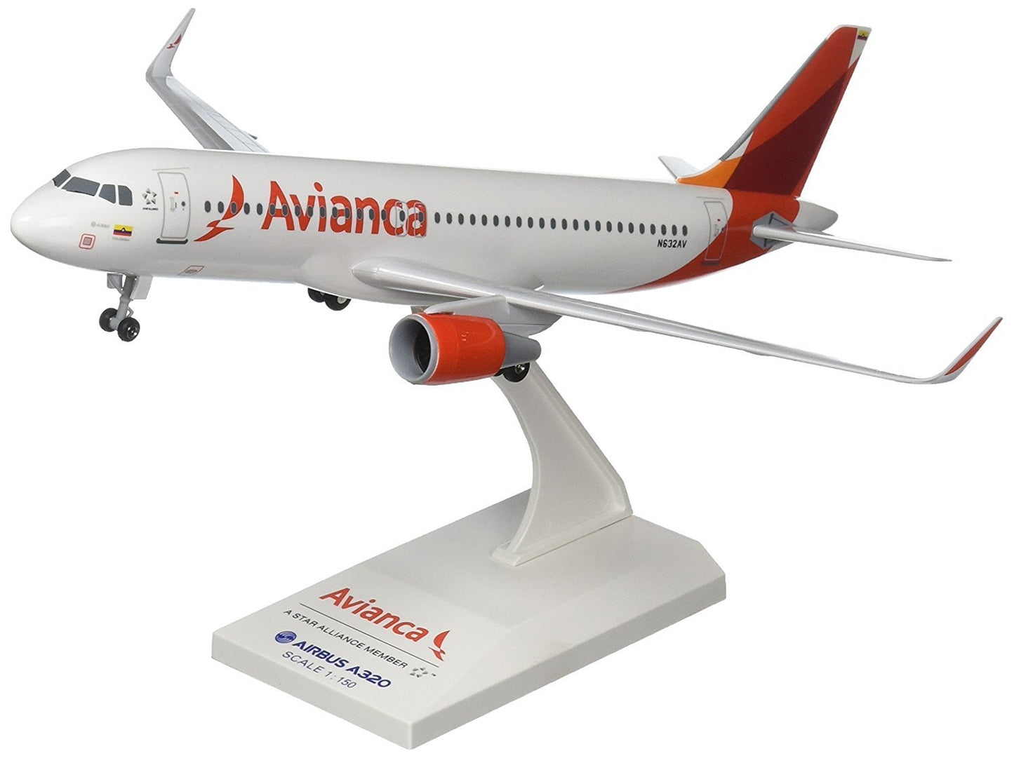 Daron Worldwide SkyMarks Avianca New Livery A320 1/150 Scale