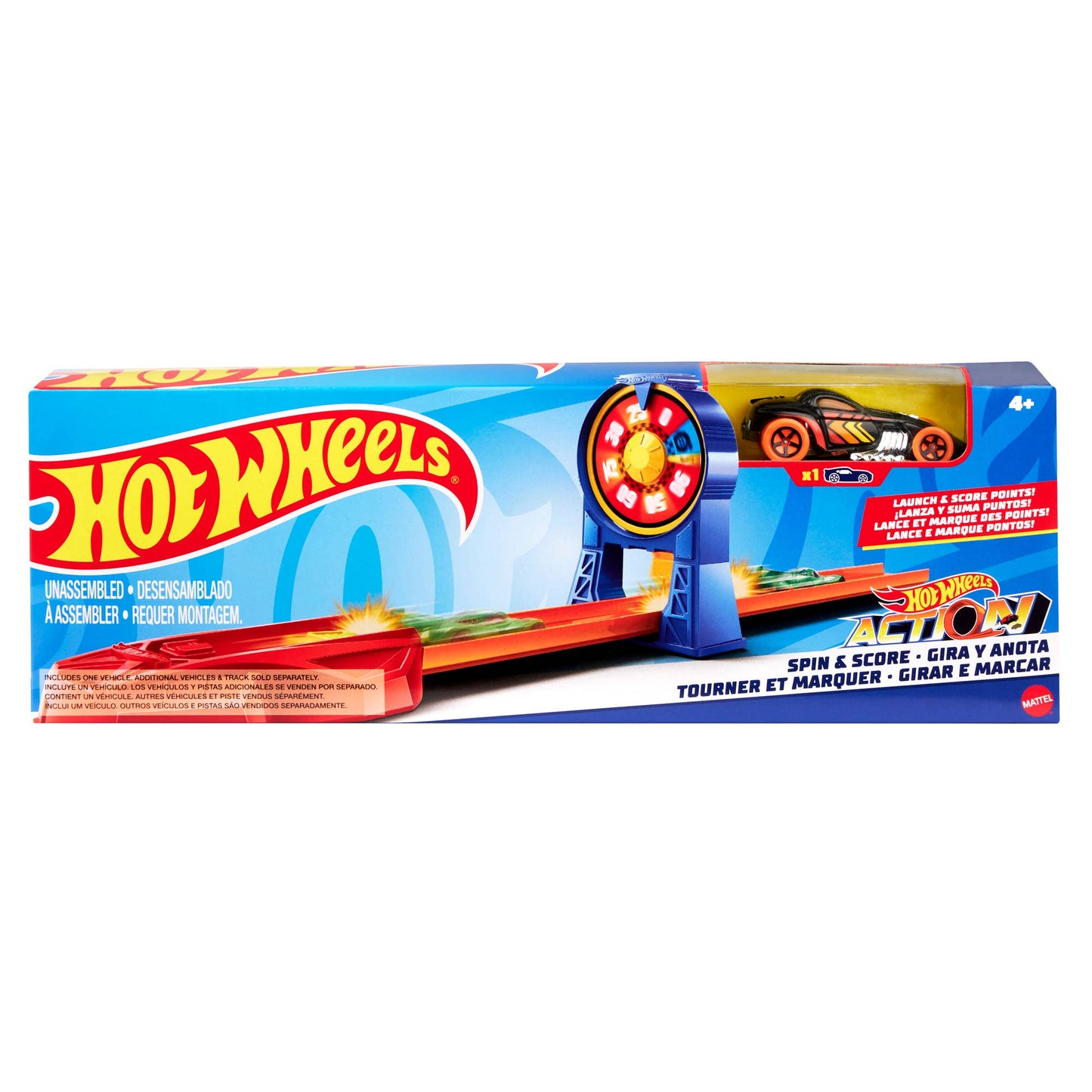 Toysmith - Mattel Hot Wheels Classic Stunt Set  Vertical Power Launch