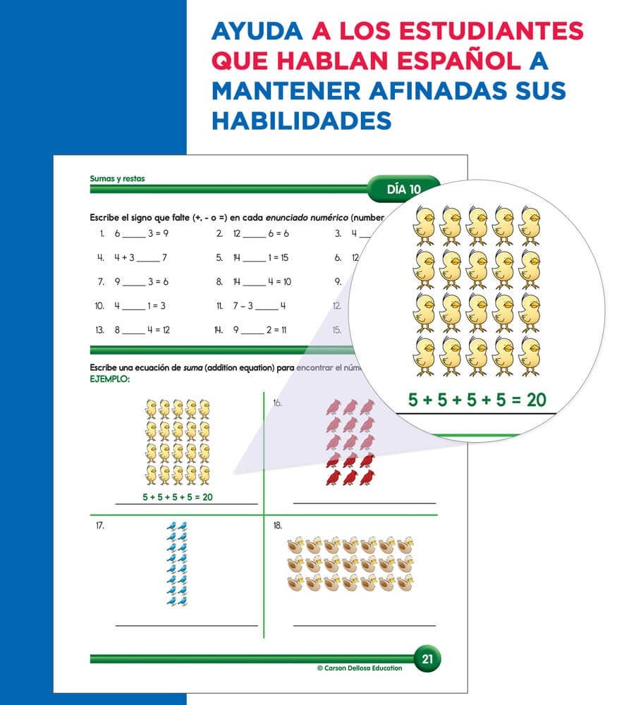 Carson Dellosa Education - Summer Bridge Activities Spanish 2-3, Grades 2 - 3