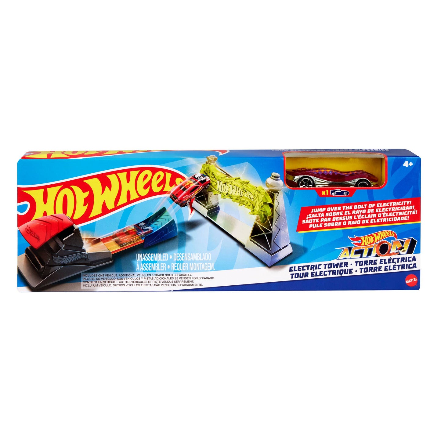 Toysmith - Mattel Hot Wheels Classic Stunt Set  Vertical Power Launch