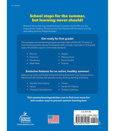 Carson Dellosa Education - Summer Bridge Activities®, Grades K - 1